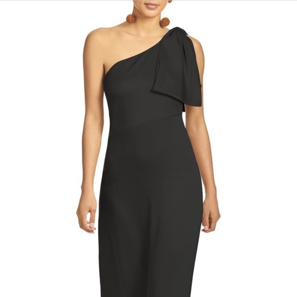 Sachin & Babi One-Shoulder A-line gown - Picture 1 of 3